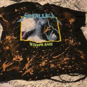 Distressed shirt XL Metallica hardly wore it